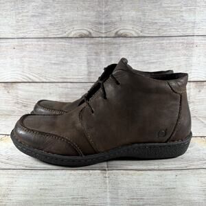 Born Henrik Mens Size US 10 EU 42 Chukka Boots Brown Leather Casual